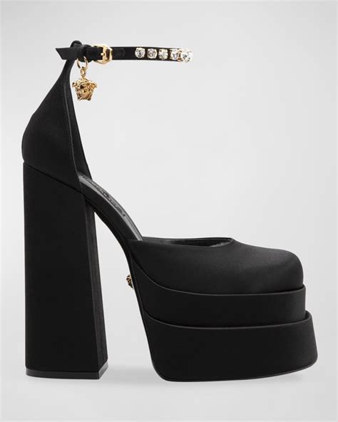 medusa versace dupe|versace medusa detail round heels.